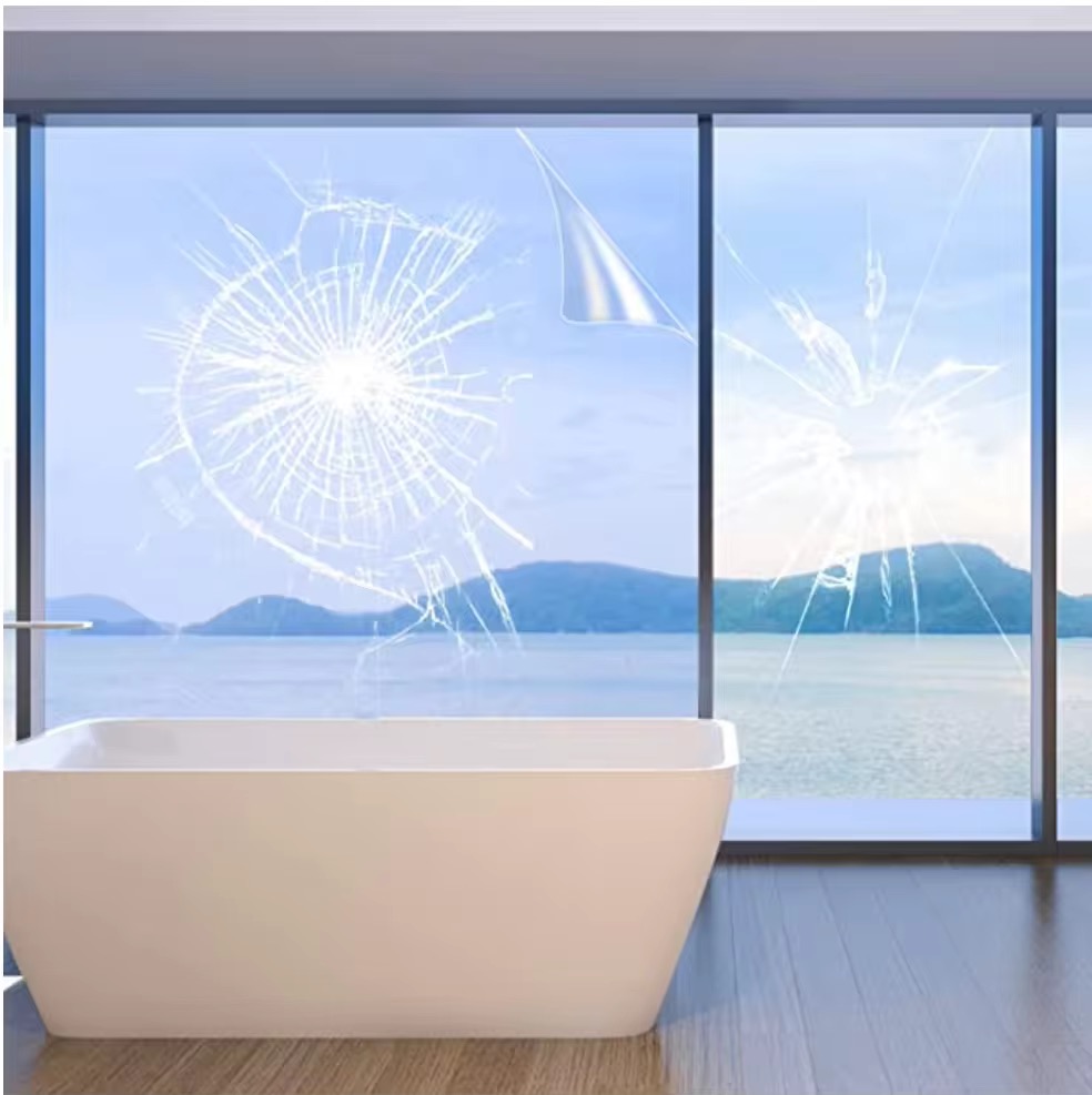 Transparent Safety Film 2mil 4mil 8mil12 mil